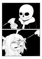 Deltarune mini comic based on a fan-animation.