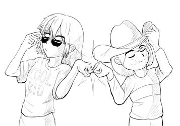 IF Frisk and TS!Underswap Chara